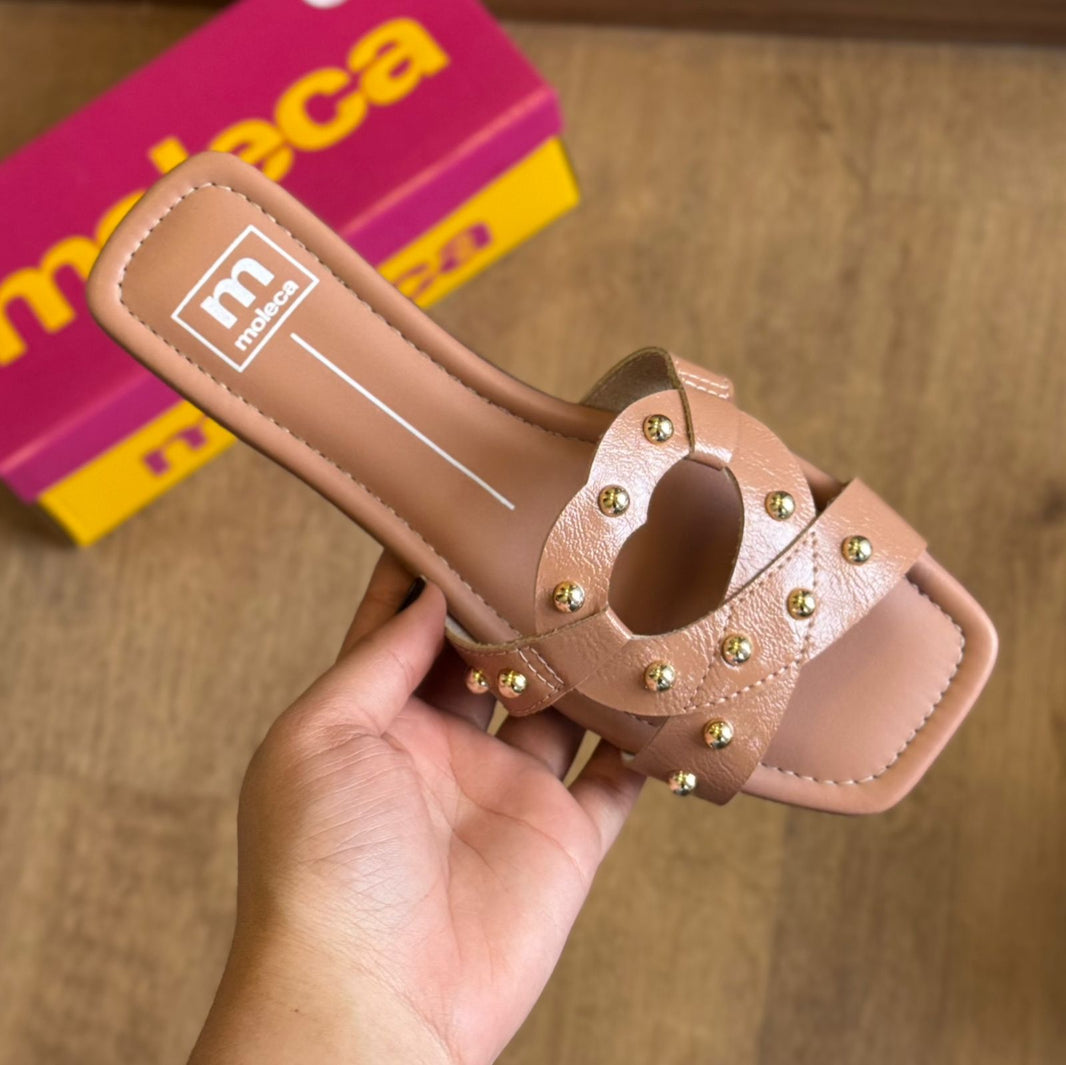 Sandalia Rasteira Moleca Coracao 5462.145