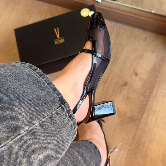 Sandalia Vizzano Bico Fino Salto Bloco 1373.111