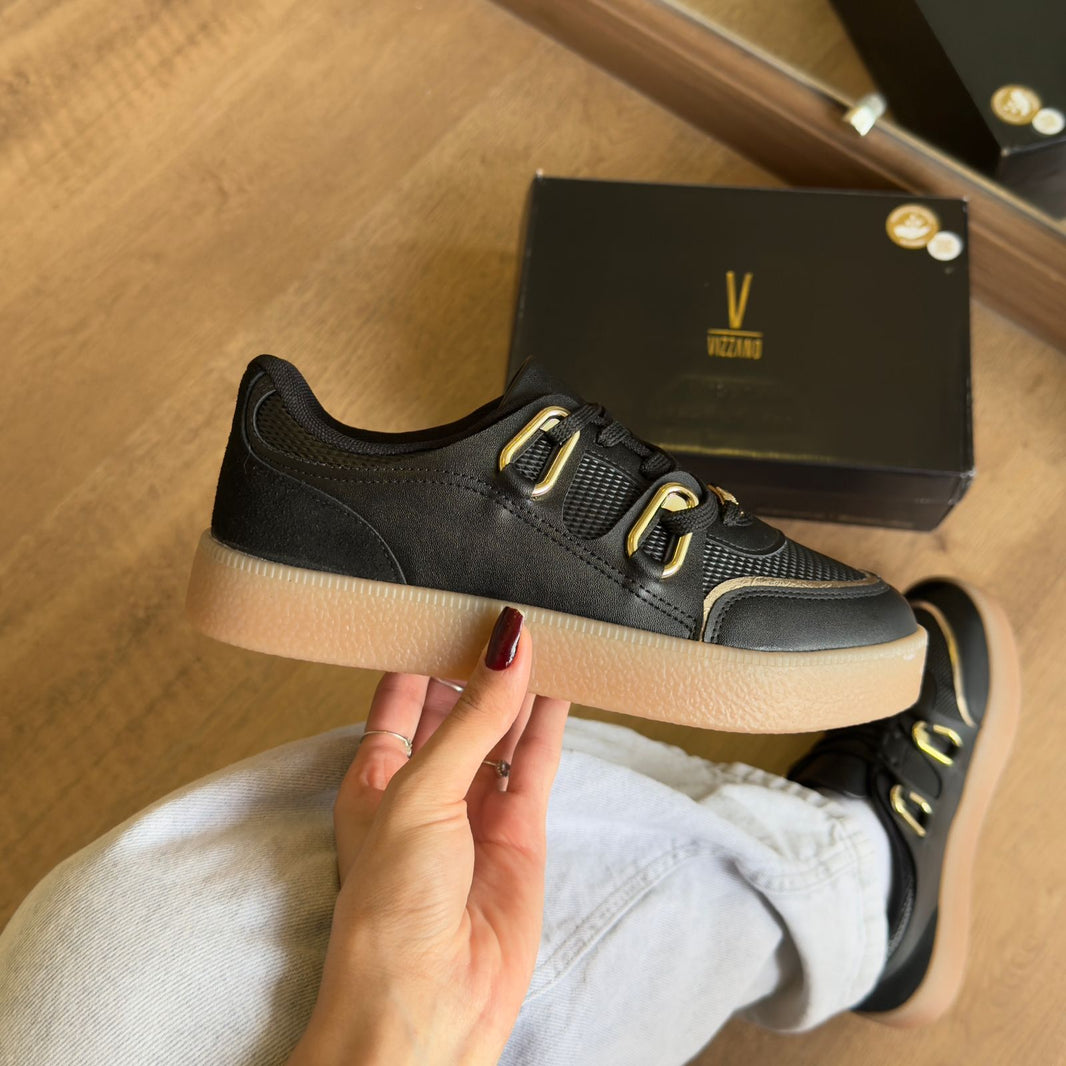 Tenis Vizzano Detalhe Dourado 1444.113